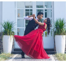 Load image into Gallery viewer, G127 (3), Wine Prom Infinity Prewedding Shoot Trail Gown, Size, (XS-30 to XL-40)