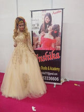 Load image into Gallery viewer, G147, Golden Ball Gown, Size (XS-30 to L-38),