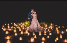 Load image into Gallery viewer, G210 (7), Light Pink Floral Prewedding Shoot Ball Trail Gown, Size (XS-30 to 4 XL -48)