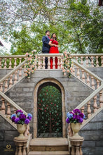 Load image into Gallery viewer, G127 (3), Wine Prom Infinity Prewedding Shoot Trail Gown, Size, (XS-30 to XL-40)