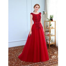 Load image into Gallery viewer, G127 (3), Wine Prom Infinity Prewedding Shoot Trail Gown, Size, (XS-30 to XL-40)
