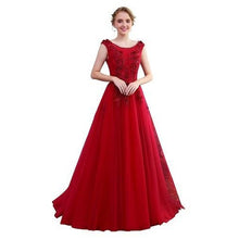 Load image into Gallery viewer, G127 (3), Wine Prom Infinity Prewedding Shoot Trail Gown, Size, (XS-30 to XL-40)