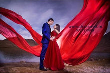 Load image into Gallery viewer, G127 (3), Wine Prom Infinity Prewedding Shoot Trail Gown, Size, (XS-30 to XL-40)