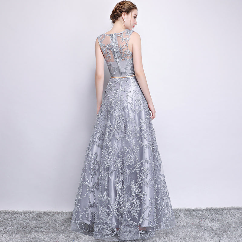 G81, Silver Long Lace Elegant Evening Dress, Size (XS-30 to L-38) Style Icon www.dressrent.in G81, Silver Long Lace Elegant Evening Dress, Size (XS-30 to L-38) Style Icon www.dressrent.in