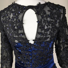 Load image into Gallery viewer, G101 (5) Blue and Black Pre Wdding Gown, Size (XS-30 to 4XL-48)