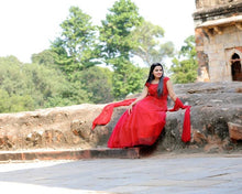 Load image into Gallery viewer, G127 (3), Wine Prom Infinity Prewedding Shoot Trail Gown, Size, (XS-30 to XL-40)