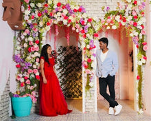 Load image into Gallery viewer, G127 (3), Wine Prom Infinity Prewedding Shoot Trail Gown, Size, (XS-30 to XL-40)