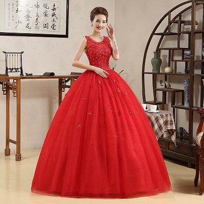 G143, Red Ball Gown, Size (XS-30 to XL-40) – Style Icon www