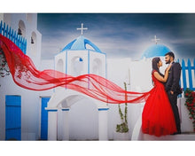 Load image into Gallery viewer, G127 (3), Wine Prom Infinity Prewedding Shoot Trail Gown, Size, (XS-30 to XL-40)