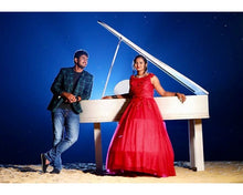 Load image into Gallery viewer, G127 (3), Wine Prom Infinity Prewedding Shoot Trail Gown, Size, (XS-30 to XL-40)