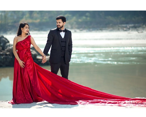 Groom Evening Gowns For Pre Wedding Shoot Pre Wedding Photoshoot