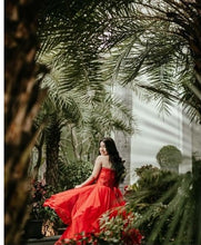 Load image into Gallery viewer, G230, Red Tub Top Ball Gown, Size (XS-30 to XL-40)