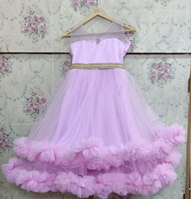 Load image into Gallery viewer, G2127, Pink Frilled Mother-Daughter Gown, Size (ALL)pp