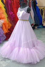 Load image into Gallery viewer, G2127, Pink Frilled Mother-Daughter Gown, Size (ALL)pp