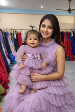 Load image into Gallery viewer, G774, Lavender mother and daughter short dress photoshoot  Gown, Size(All)