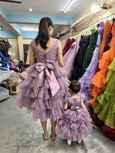 Load image into Gallery viewer, G774, Lavender mother and daughter short dress photoshoot  Gown, Size(All)