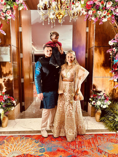 L82, Peach Pastel Golden Thread Work Bridal Lehenga, Size (XS-30 to XL-40)