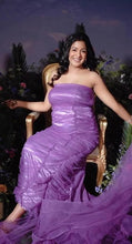 Load image into Gallery viewer, G833, Luxury Purple maternity shoot trail gown, Size (ALL)