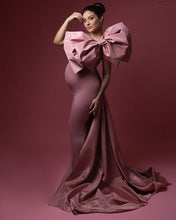 Load image into Gallery viewer, G2120, Peach Body Fit Maternity Shoot Trail Gown, Size (All)pp