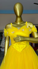Load image into Gallery viewer, G738, Luxury Yellow Cindrella Princess Big Ball Gown, Size (ALL)
