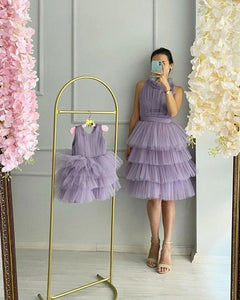 G774, Lavender Mother-Daughter Shoot Gown, Size(All)pp