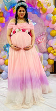 Load image into Gallery viewer, G322, Pink Multi Shade Maternity Shoot  Gown, Size (All)