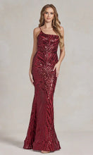 Load image into Gallery viewer, G18 , Red Wine Evening Gown,  Size( ALL)