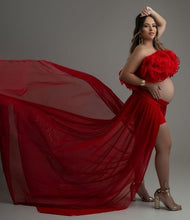 Load image into Gallery viewer, G3039, Red Trail Maternity Gown, Size (All) pp