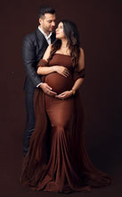 Load image into Gallery viewer, G3036,Brown Maternity Shoot  Gown, Size (All)