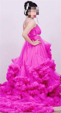 Load image into Gallery viewer, G323, Hot Pink Puffy Cloud Trail Big Ball Gown, (All Sizes)