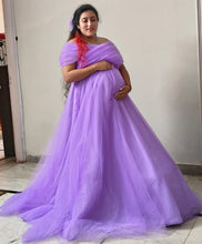 Load image into Gallery viewer, G3022 (2), Purple Maternity Shoot Gown, Size (ALL)