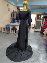 Load image into Gallery viewer, G1006 , Black Slit Cut Maternity Shoot Trail Gown, Size (ALL)