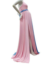 Load image into Gallery viewer, G1490, Multi Color Slit Cut Shoot Trail Gown, Size (All)pp