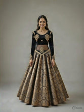 Load image into Gallery viewer, L1, Brocade Lehenga, Size (XS-30 to XL-42)