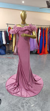 Load image into Gallery viewer, G1121, onion peach Body Fit Maternity Shoot Trail Gown, Size (ALL)pp