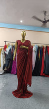 Load image into Gallery viewer, L88, maroon Party Wear  Saree, Size (XS-30 to L-38)