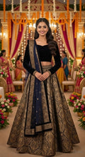 Load image into Gallery viewer, L1, Brocade Lehenga, Size (XS-30 to XL-42)