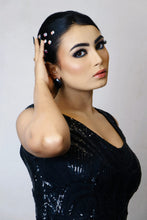 Load image into Gallery viewer, G16, Black Mermaid Shimmer Cocktail Gown, Size (XS-30 to L-36)