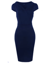 Load image into Gallery viewer, V Neck Slim Party Dress,Size (XS-30 to L-38)