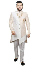 Load image into Gallery viewer, M37 , Rajwadi Style Cream Color Indowestern Men&#39;s Dress (40)