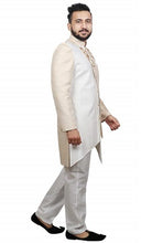 Load image into Gallery viewer, M37 , Rajwadi Style Cream Color Indowestern Men&#39;s Dress (40)