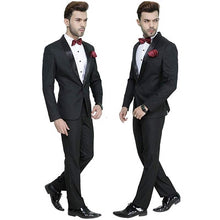 Load image into Gallery viewer, M25, Premium Black Tuxedo and Trouser set with Bow Tie, Size (Size -  40 to 46)