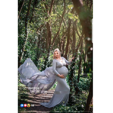 Load image into Gallery viewer, G155 (2), Grey Trail Gown, Size (ALL)