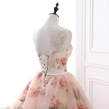 Load image into Gallery viewer, G210 (7), Light Pink Floral Prewedding Shoot Ball Trail Gown, Size (XS-30 to 4XL-48)