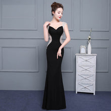 Load image into Gallery viewer, G33, Black Sweetheart Mermaid Prewedding Gown, Size (XS-30 to L-36)