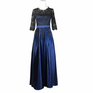 G101 (5) Blue and Black Pre Wdding Gown, Size (XS-30 to 4XL-48)
