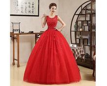 Load image into Gallery viewer, G143, Red Ball Gown, Size (XS-30 to XL-40)