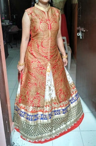 L42, RML Sharara Indo-western Lehenga, Size (XS-30 to XXL-42)