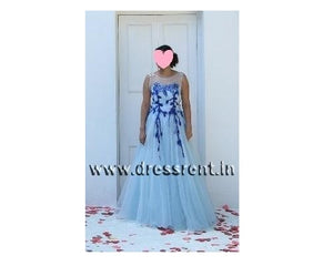 G167, Light Blue Ball Gown, Size (XS-30 toL-38)