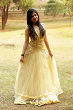 Load image into Gallery viewer, G117, Yellow Gown, Size (XS-30 to XL-40)